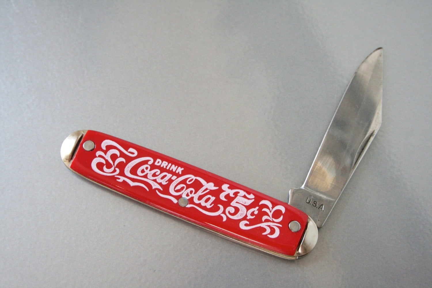 Vintage CocaCola Pocket Knife / Circa 1960s / Made in USA