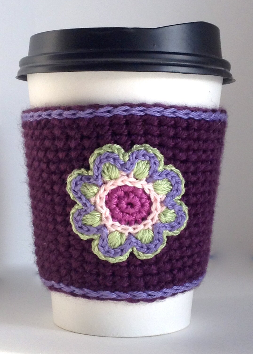 Crochet Coffee Cozy Crochet Java Jacket by WoollyMooseKnits