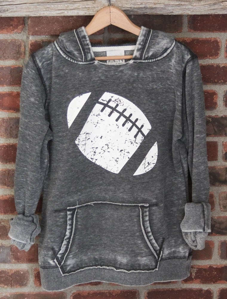 Football Girly Pullover Hoodie Sweatshirt