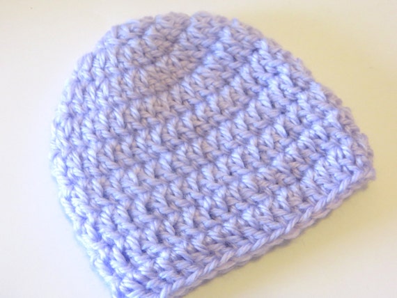 PREEMIE Baby Girl Hat Crochet Beanie hospital by CrochetToZ