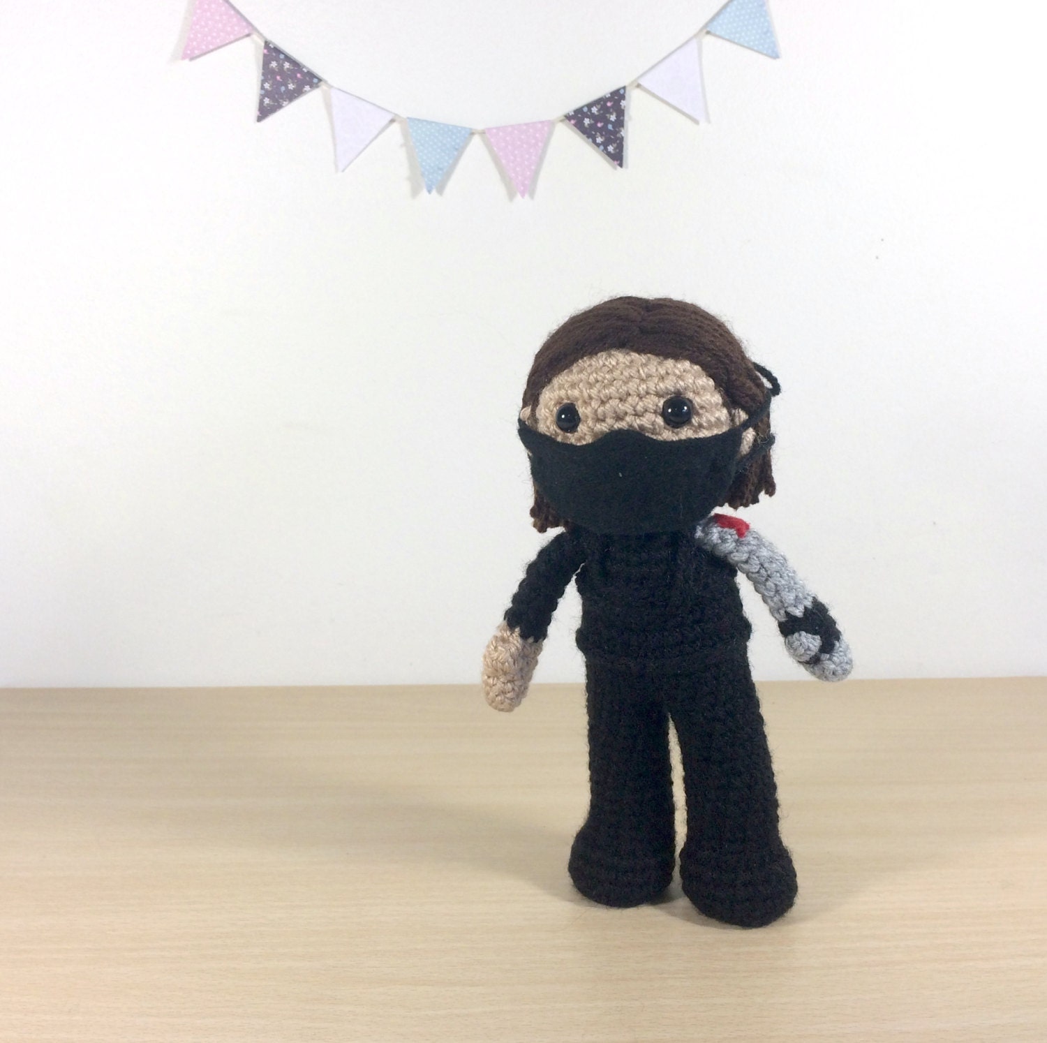 The Winter Soldier Amigurumi Crochet Plush Doll