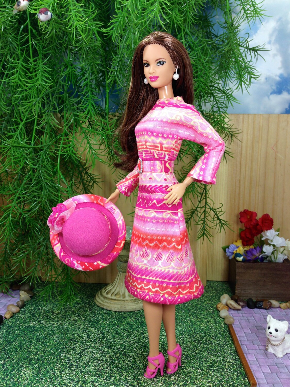 barbie style spring doll