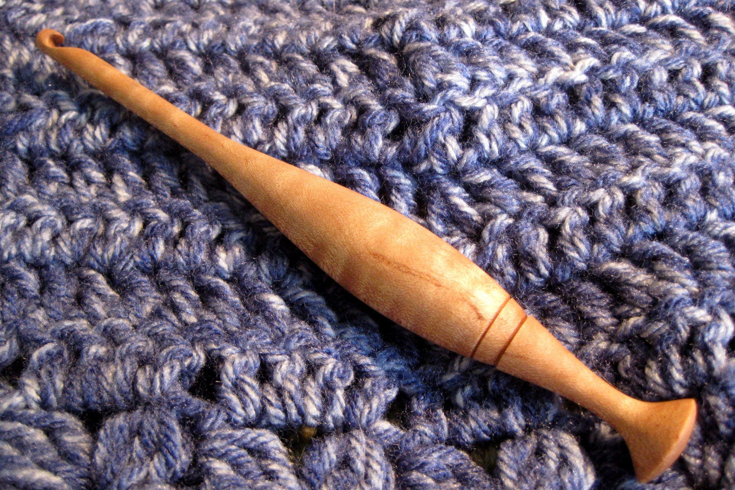 Maple Crochet Hook size J by WoodsBeauty on Etsy