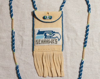 Seattle Seahwak Neck Pouch