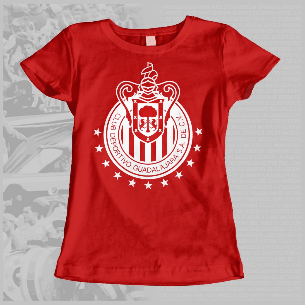 Chivas Guadalajara Mexico Women's Tee by FutbolFootballSoccer