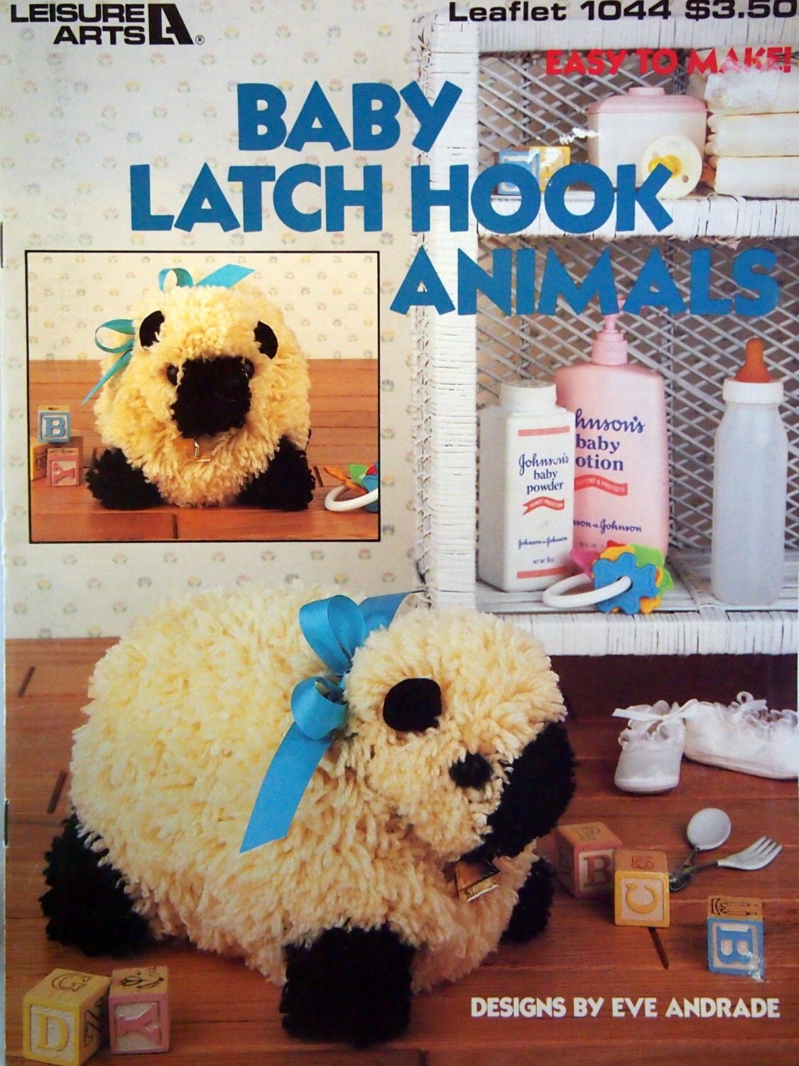 Baby Latch Hook Animals By Eve Andrade Vintage Latch Hook