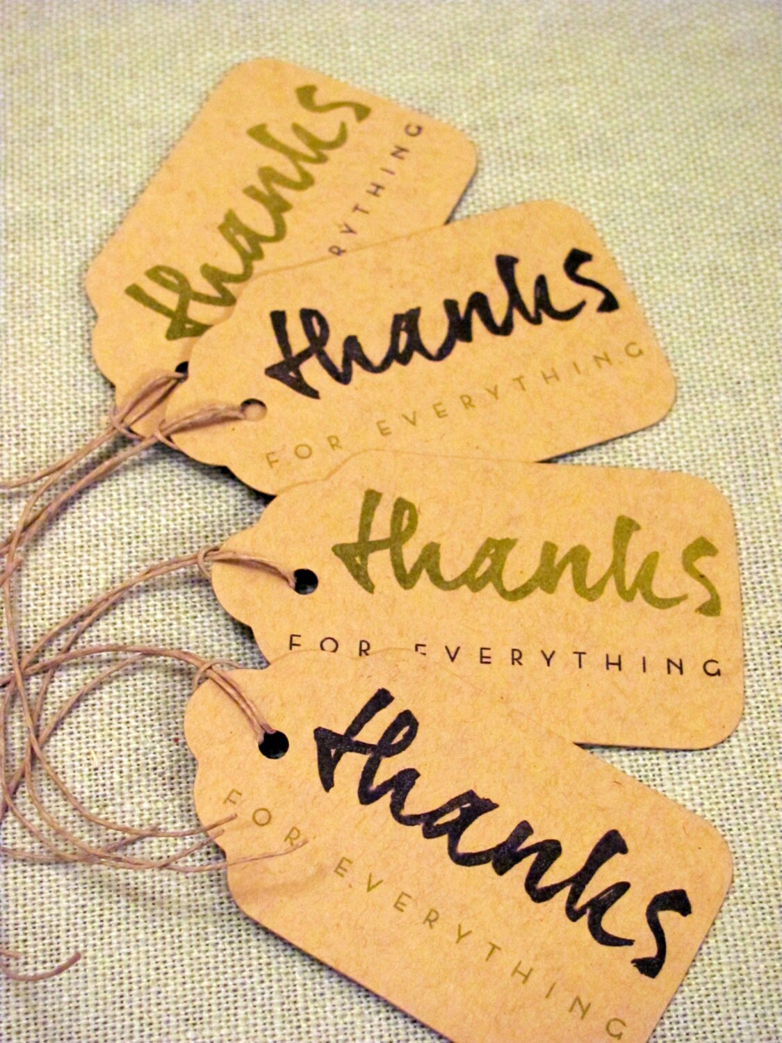 Thank You Gift Tags by PaperLaneCreations on Etsy