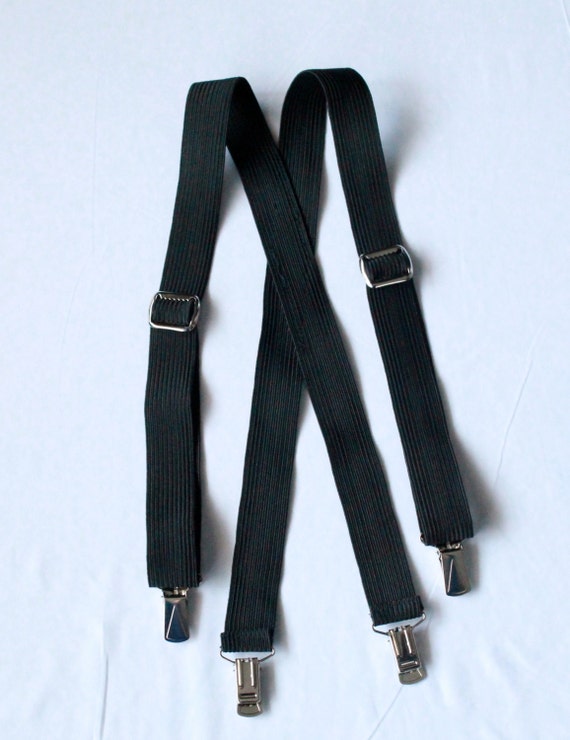 Black Elastic Suspenders for Kids,Toddler, Infant, Young Boy, Wedding ...