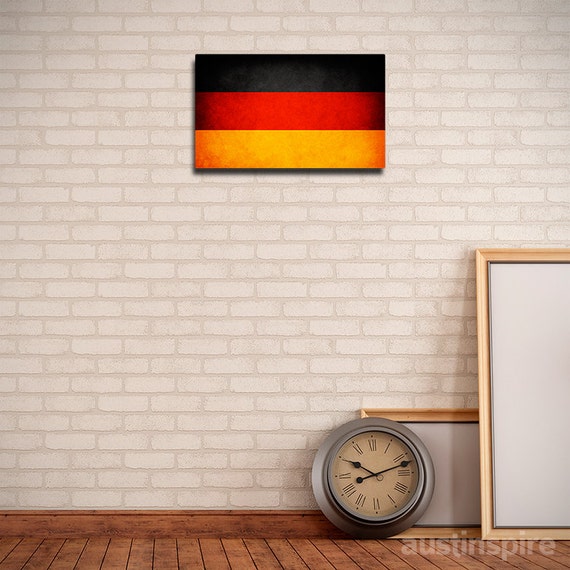Original Germany Flag Canvas by Austinspire on Etsy