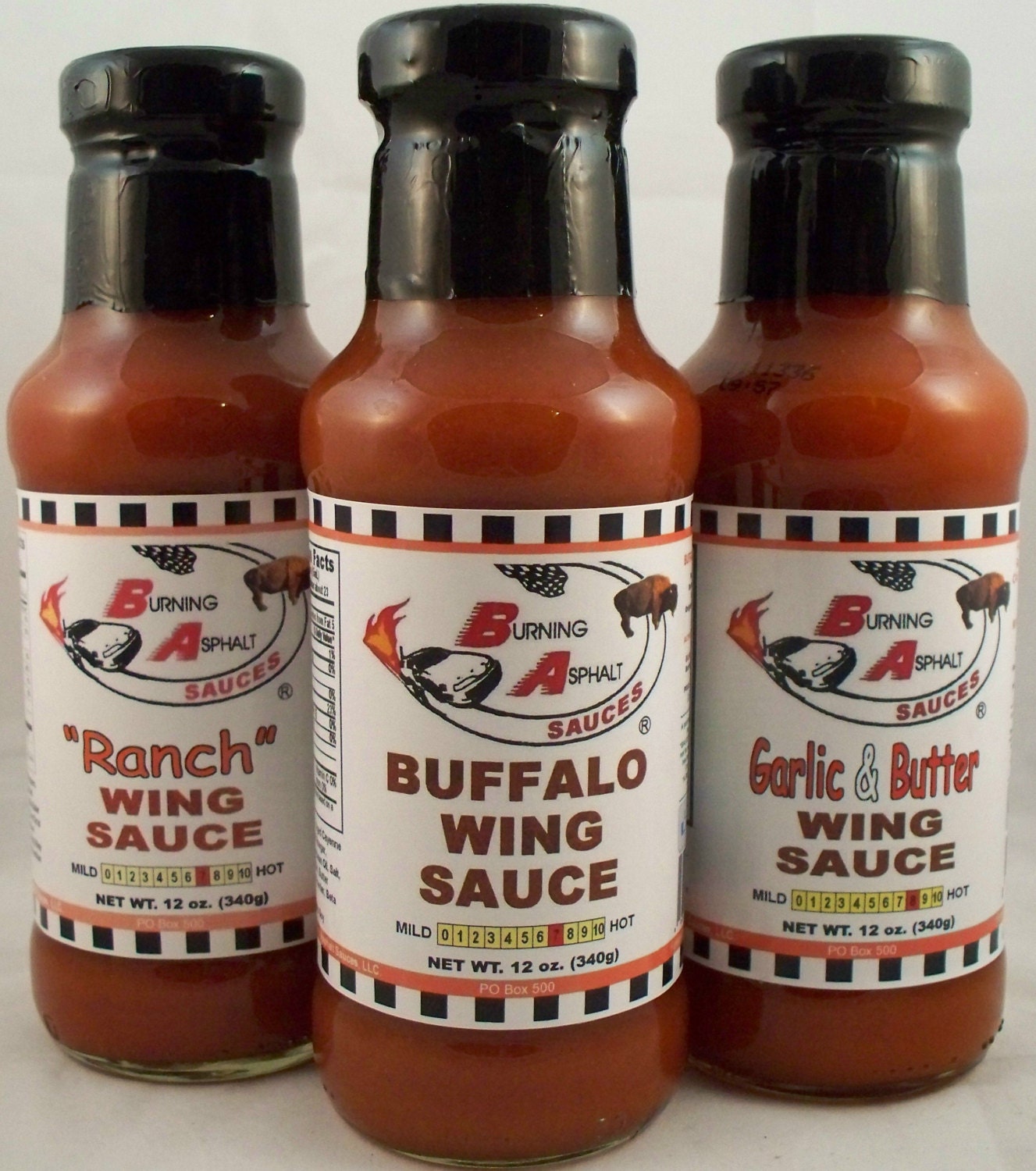 CHICKEN WING Sauce 3Pack Gift Set/Sampler From Buffalo