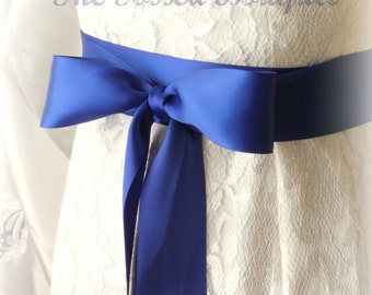 Popular items for navy blue sash on Etsy