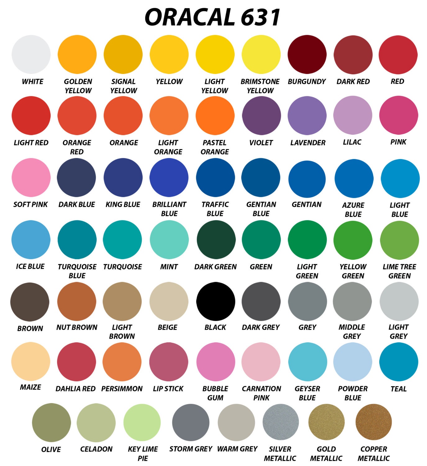 12x 24 / 5-sheets Oracal 631 Matte Wall Vinyl by OneSourceStore
