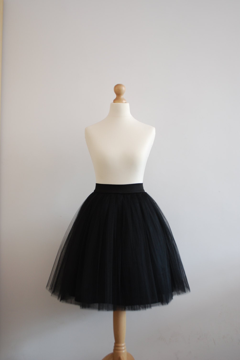 Black swan ladies tulle skirt / adult tutu skirt / black
