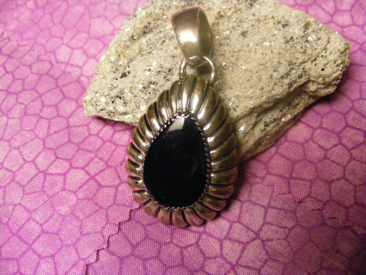 Antique Vintage Sterling silver Pendant by EternityJewelryLandD