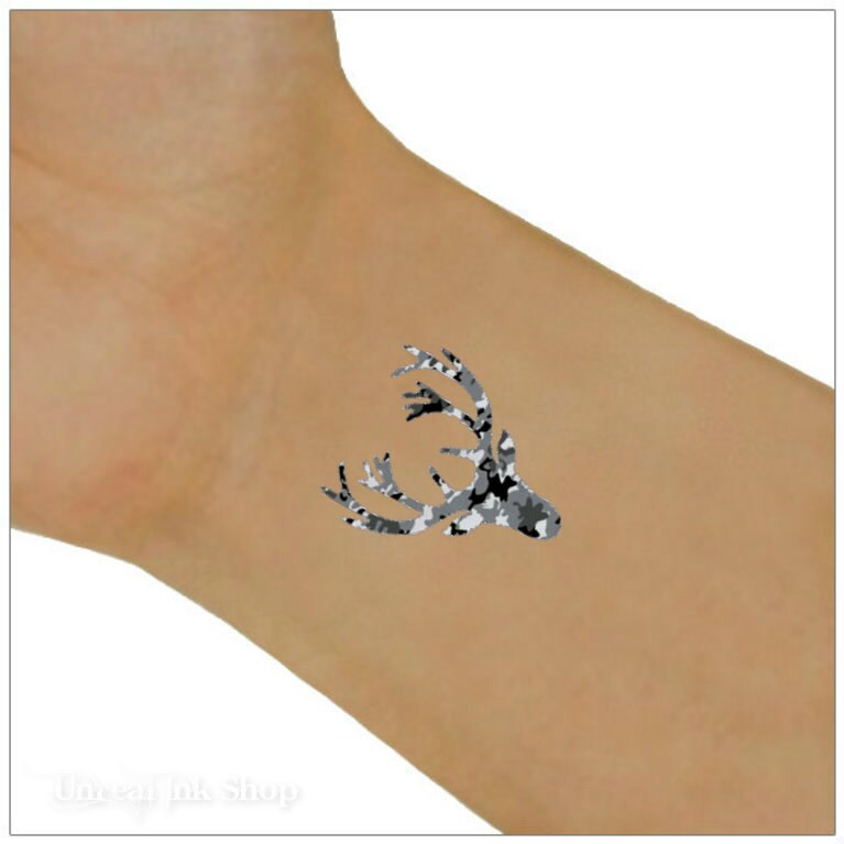 Tattoo Camo Waterproof | temporary tattoo camo deer waterproof ultra thin realistic Tattoo Camo Waterproof | temporary tattoo camo deer waterproof ultra thin realistic