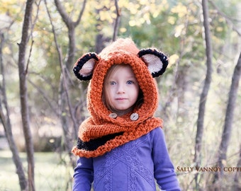 Fox cowl Etsy