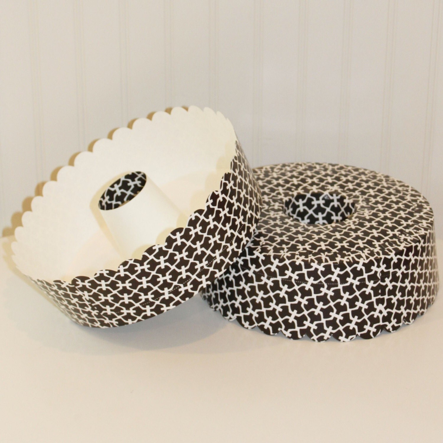 Paper Baking Pans 3 Black Lattice Bundt Cake Baking Pans