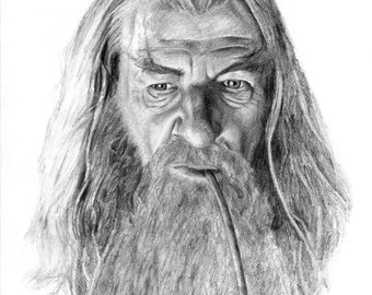 Pencil Drawing Gandalf Pencil Drawing Gandalf