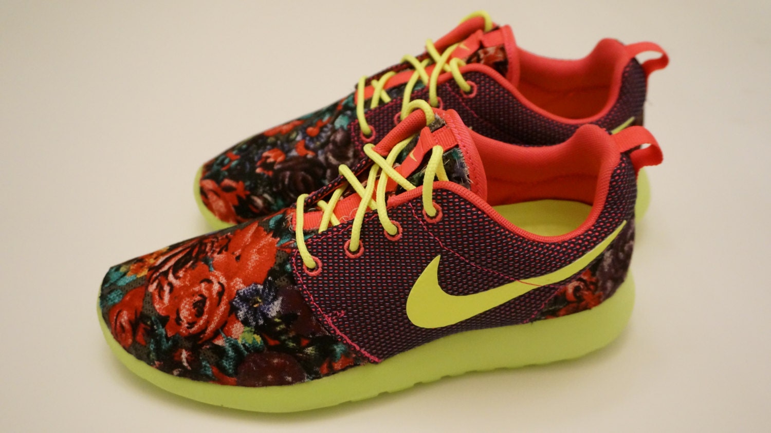 purple flower nikes