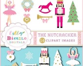 50% off Nutcracker clipart Christmas sugar plum fairy, ballet clip art INSTANT DOWNLOAD Il_170x135