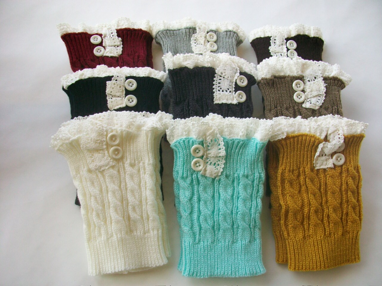 lace cuff boot socks