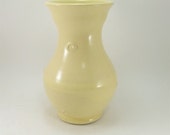 pretty yellow flower vase