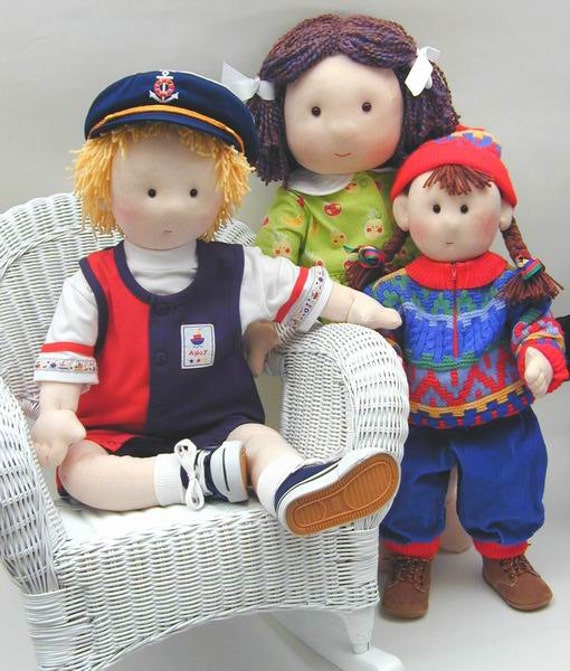 DIY cloth doll - Life size doll pattern - toddler doll ...