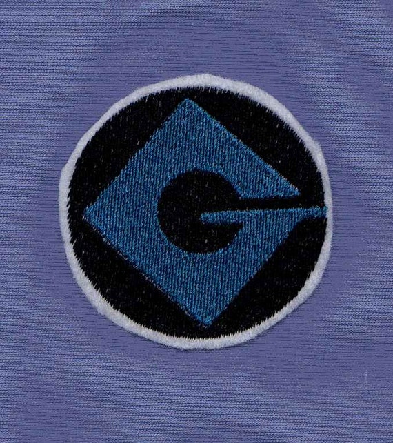 Items similar to Despicable Me Gru G Symbol Embroider Iron on Patch ...