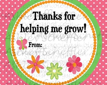 Revered image in thanks for helping me bloom printable Agile image inside thanks for helping me bloom printable