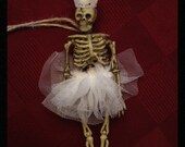 White Swan Ballerina Skeleton Halloween Decoration for Halloween Party or Day of the Dead Il_170x135
