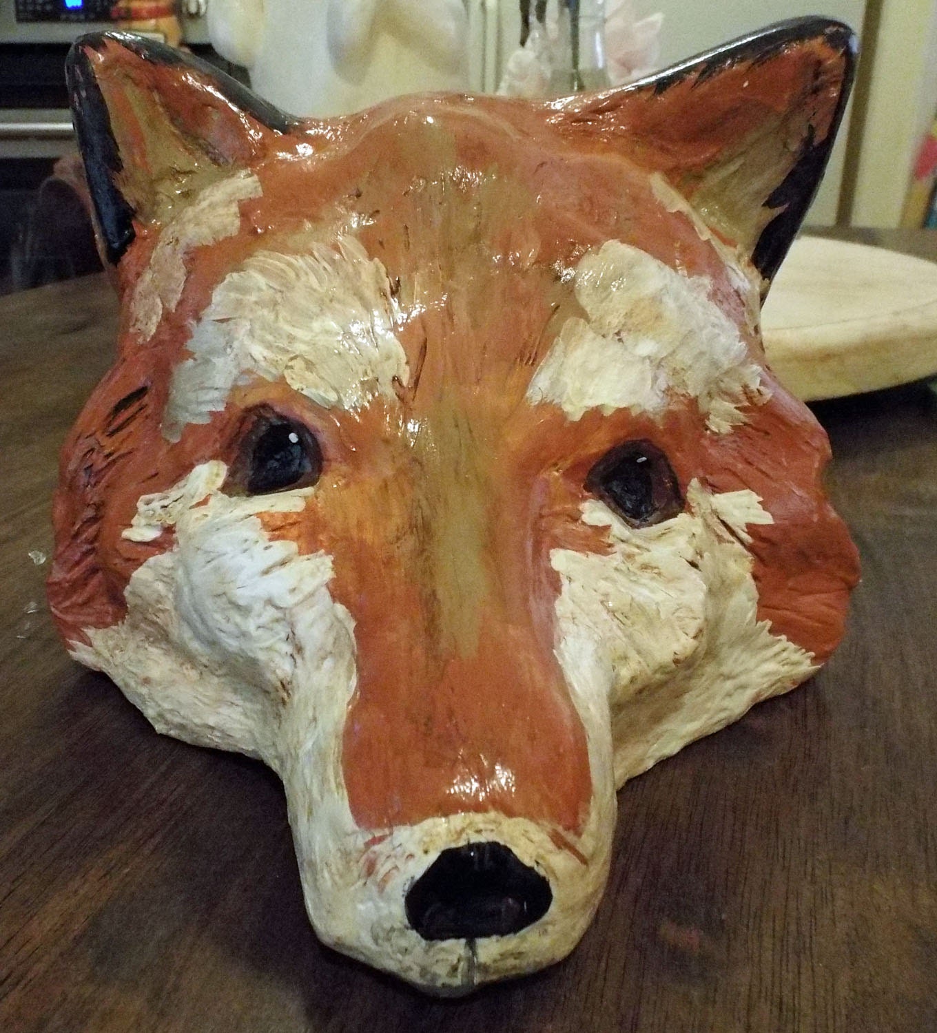 folk-art-paper-mache-fox-mask-hat-helmet-halloween-party