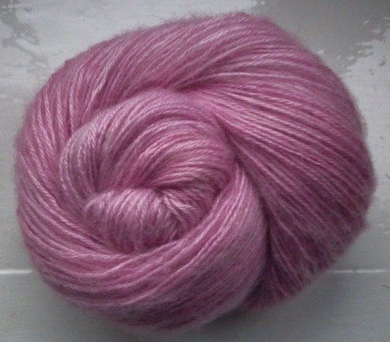 Angora yarn hand painted  100g. angora by SpinningStreak on Etsy