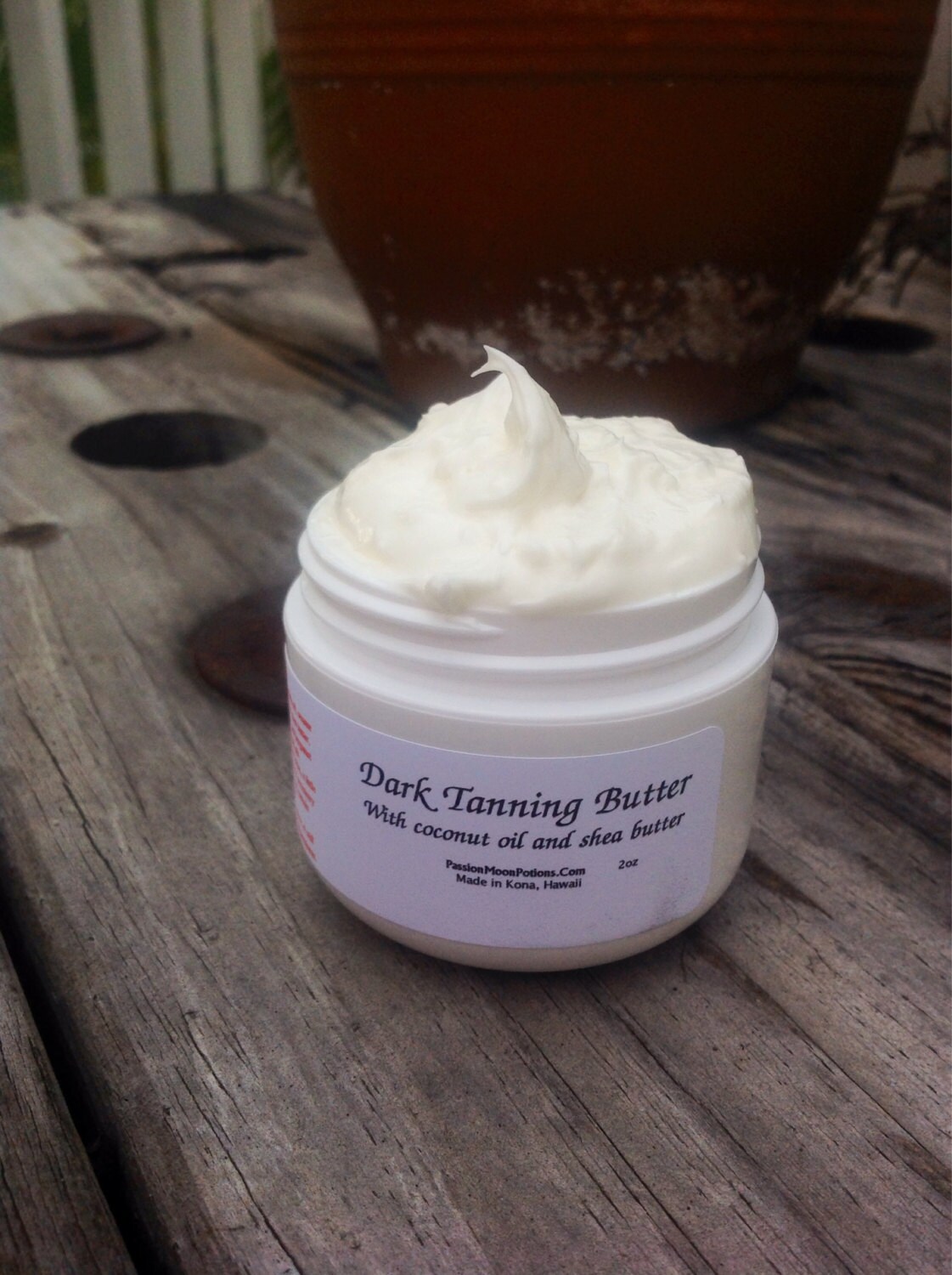 Dark Tanning Butter with Organic coconut oil and shea butter
