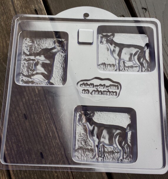 Standing Goat Soap Mold