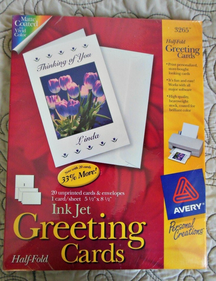 avery half fold card stock no 3265 with envelopes by nitebyrd avery half fold cards
