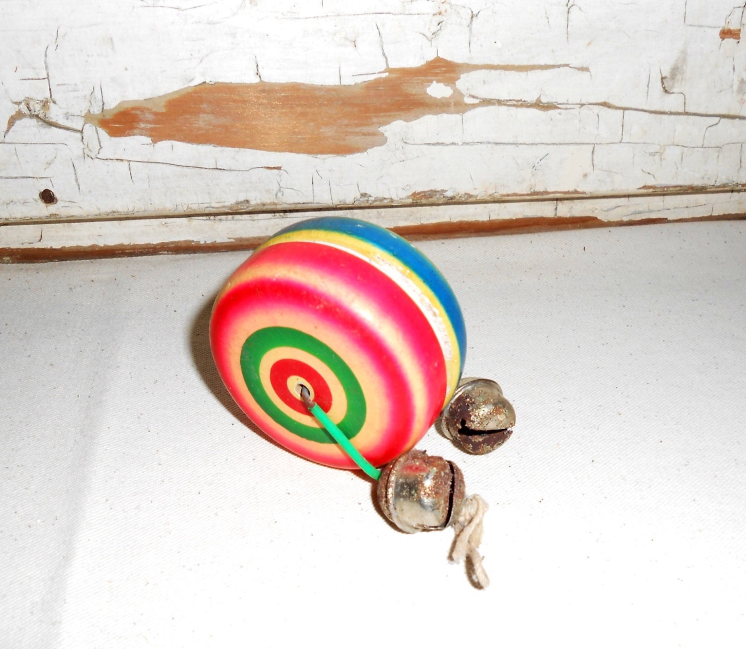vintage wooden yoyo