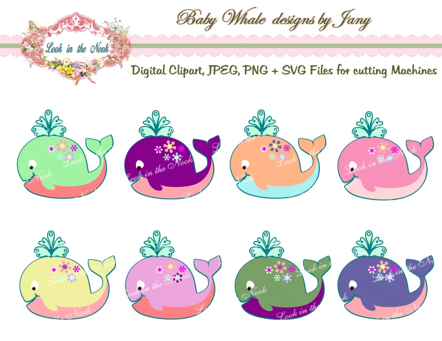 Download Digital Graphic Baby Whale Design Clip art JPEG PNG & SVG