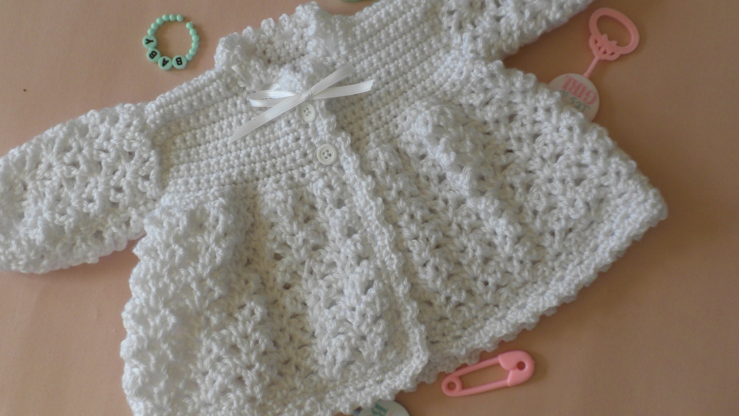 Christening Sweater Baptism White Baby Christening Sweater Baptism White Baby
