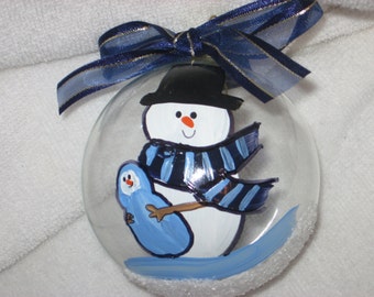 First Christmas as a Dad - Personalized and Hand Painted