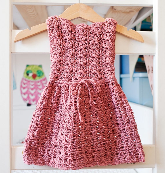 Crochet Scalloped Neckline Lace dress 