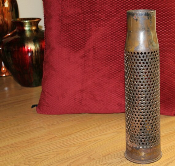 Vintage Artillery Shell 75mm Trench Art by on Etsy