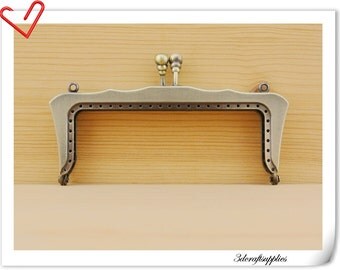 Anti brass antique purse frames clutch frames 12.5cm x 5.5cm (5 inch x 2 1/4 inch ) Z42