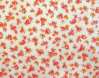 Japanese Cotton Fabric - Little Roses - Fat Quarter