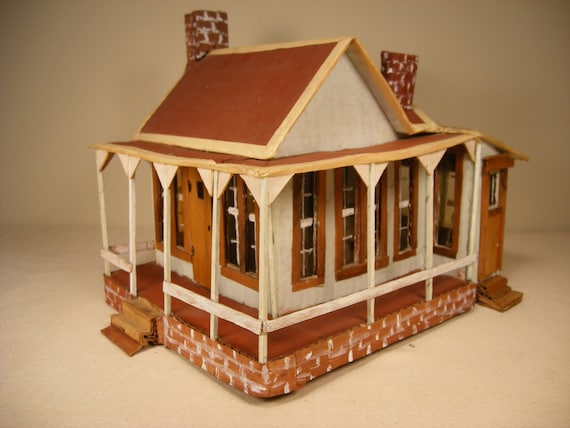 Model house made of paper Model house made of paper