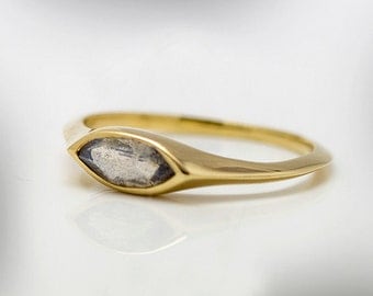 Labradorite Gold Ring, Birthstone Ring, Gemstone Jewelry, Gemstone Ring, FREE SHIPPING