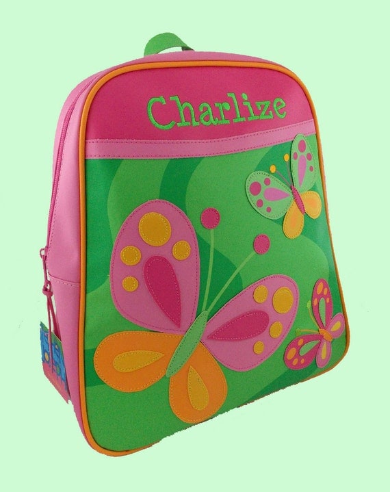 Personalized Stephen Joseph GoGo Backpack Butterfly Themed Backpack-Monogramming Included