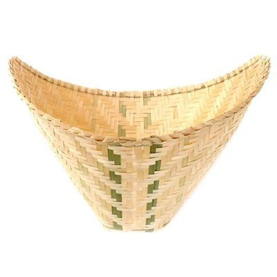 Thai Sticky Rice Cooker Bamboo Steamer Basket by isaancrafts