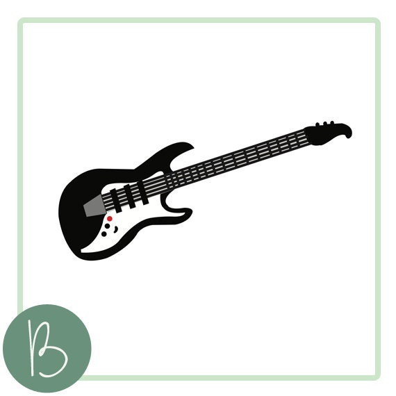 Download Electric Guitar SVG File