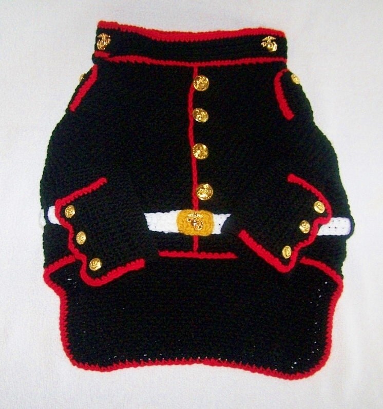 Usmc Bulldog Uniform Usmc Dog Sweater Marine Dog Uniform