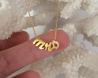 Mini Initial Gold Bracelet